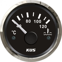 Указатель температуры воды 40-120 град черн/нерж (BS) KUS (KY14004)